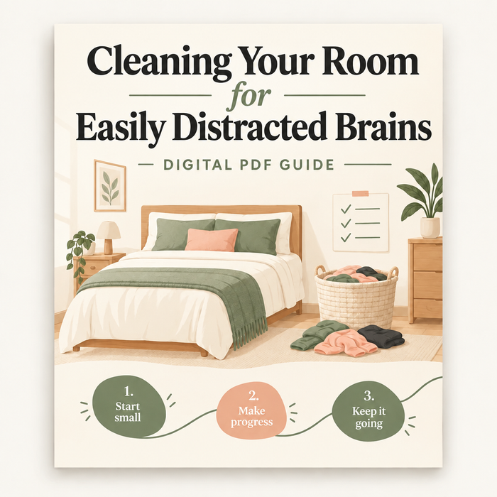 Cleaning Your Room for Easily Distracted Brains